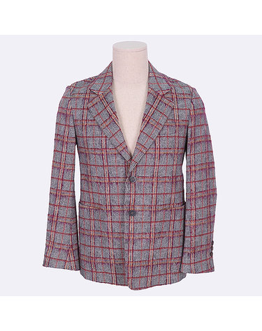 [중고]스미스마켓 골든구스 GOLDEN GOOSE(골든구스) GMP00929 체크 패턴 울 혼방 남성용 자켓 - 44사이즈 K0670GDGS