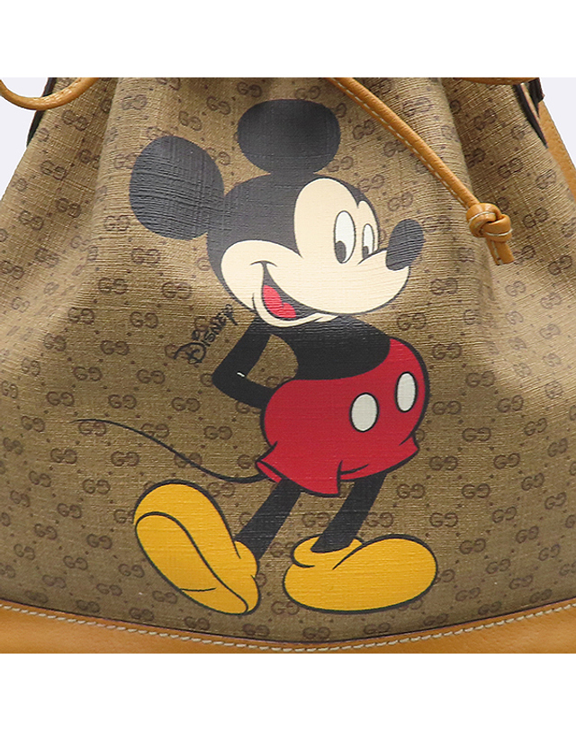 구찌 [중고명품] [중고]고이비토 구찌 602691 DISNEY X GUCCI 미키마우스 스몰 버킷 크로스백 [의정부신세계점] K28199GU 착용컷