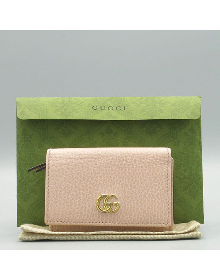 GUCCI 구찌 [중고] [중고명품] [중고]고이비토 구찌 644407 인디 핑크 레더 마몬트 미디엄 반지갑 K21181GU CJ14XX07371
