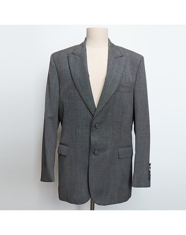[중고]스미스마켓 구찌 568754 블랙 화이트 핀 도트 2버튼 남성용 슈트 정장 - 50사이즈 K28810GU