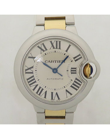 [중고]고이비토 까르띠에 W2BB0002 Ballon Bleu 발롱블루 드 까르띠에 33MM 18K 옐로우골드 콤비 오토매틱 여성용 시계 K5955C