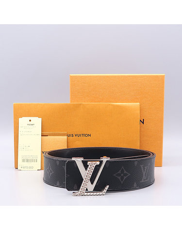 [중고]고이비토 루이비통 M0366T 모노그램 이클립스 LV 다이아몬드 40MM 리버서블 벨트 - 95사이즈 K49106LV