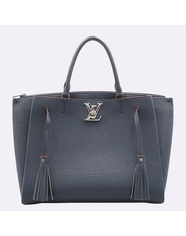 [중고]고이비토 루이비통 M54571 MARINE ROUGE(마린 루즈) 컬러 락미토 태슬장식 은장 LV 트위스트 토트백 K44166LV