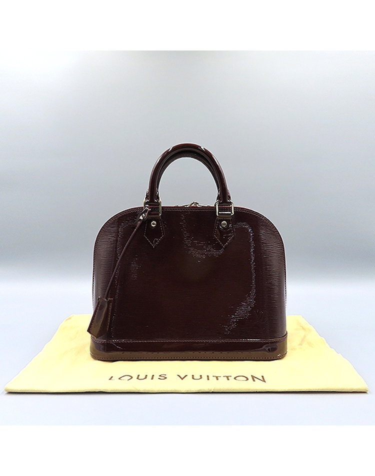 LOUIS VUITTON 루이비통 [중고]고이비토 루이비통 M40453 에삐 프룬 일렉트릭 레더 알마 PM 토트백 K36282LV