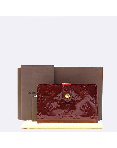 [중고]고이비토 루이비통 M91524 모노그램 베르니 프렌치퍼스 중지갑 K46051LV