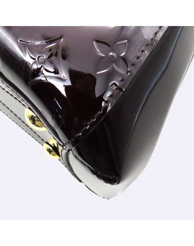 루이비통 [중고명품] [중고]고이비토 루이비통 M50400 모노그램 베르니 아마헝뜨 몽테뉴 MM 토트백 + 숄더스트랩 2WAY K45088LV 착용컷