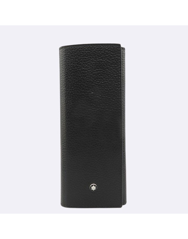 몽블랑 [중고명품] [중고]고이비토 몽블랑 126265 블랙 소프트 그레인 레더 마이스터스튁 2-펜 파우치 펜케이스 K2199MO 착용컷