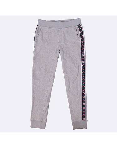 [중고]스미스마켓 몽클레어 E10918705100 그레이 PANTALONE 사이드 몽클 프린트 남성 츄리닝 바지 -L 60574wp