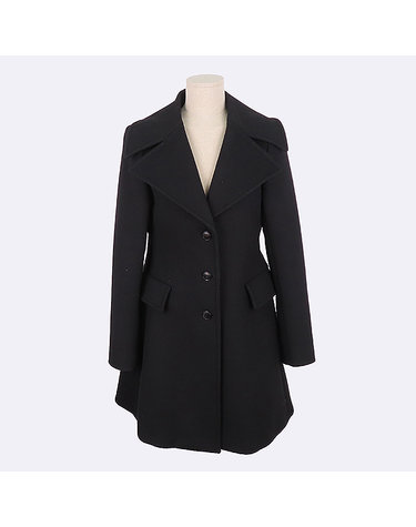 [중고]스미스마켓 발렌티노 SB3CA3R515E 블랙 컬러 여성용 울 롱 코트 - 42사이즈 K2059VIT