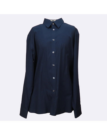 [중고]스미스마켓 버버리 8066765 네이비 컬러 면 혼방 남성용 셔츠 - XXL K9890BU