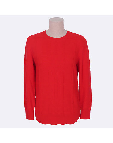 [중고]스미스마켓 버버리 BURBERRY(버버리) 8052693 레드 컬러 캐시미어 여성용 니트 - S사이즈 K9928BU