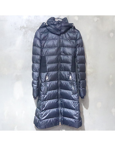 [중고]스미스마켓 버버리 8036140 블랙 디태처블 여성용 롱패딩 - XS K9270BU