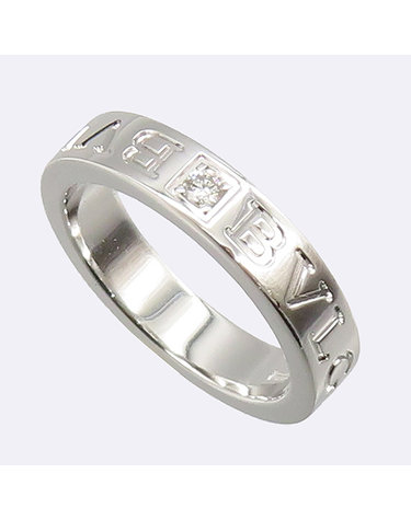 [중고]고이비토 불가리 AN853348 AU750(18K) 화이트 골드 BB 1포인트 다이아 반지 - 10호 K2932BV