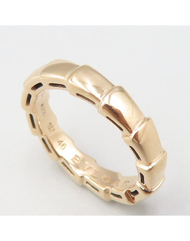 [중고]고이비토 불가리 349645 18K 로즈 골드 Serpenti 세르펜티 바이퍼 링 반지 K2984BV