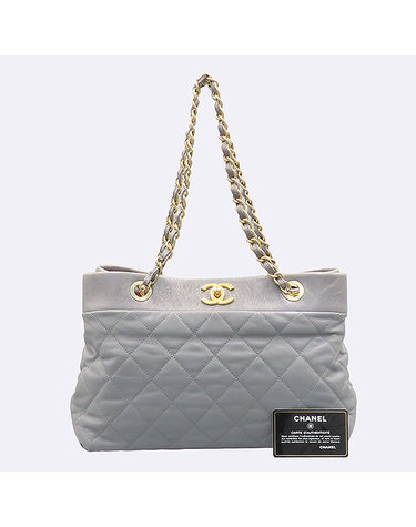 [중고]고이비토 샤넬 A66416 그레이 컬러 SOFT ELEGANCE 체인 숄더백 K14199CH