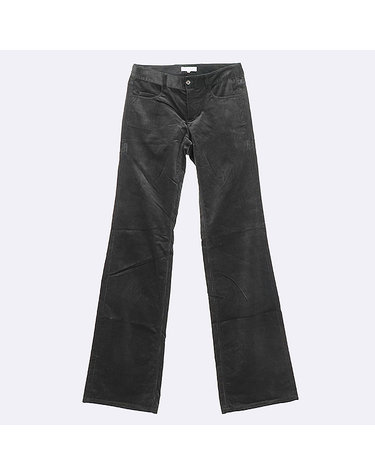 [중고]스미스마켓 셀린느 블랙 컬러 코듀로이 면 혼방 여성용 바지 K3085CE