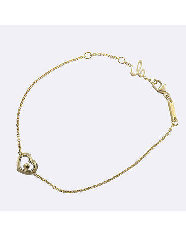 [중고]고이비토 쇼파드 85A054 18K 해피 0.05ct 1포인트 다이아 아이코닉 여성용 팔찌 K0228CP