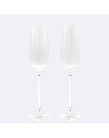 [중고]고이비토 스와로브스키 255678 크리스털린 토스팅 플루트 2P 세트 K2100SR