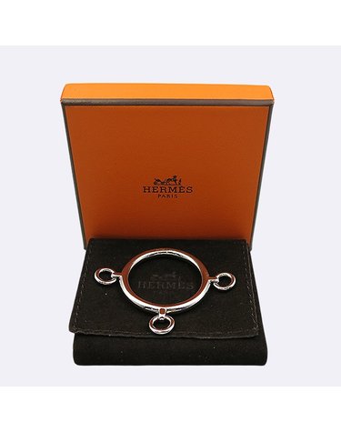 [중고]고이비토 에르메스 라운드 스틸 스카프 링 K4147H