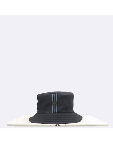 [중고]고이비토 에르메스 H242069N 누아 컬러 FRED H STRIPE 버킷 햇 - 59사이즈 K5002H
