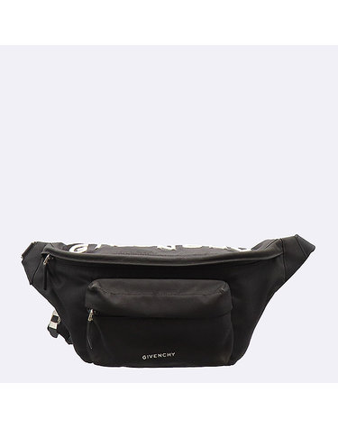 [중고]고이비토 지방시 BKU01ZK1F5 블랙 컬러 은장 로고 벨트백 K2782GIV