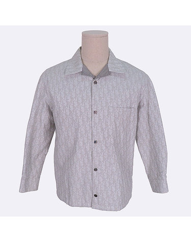 [중고]스미스마켓 디올 DIOR(디올) 113C511A5046 그레이 컬러 오블리크 패디드 남성용 셔츠 자켓 - 44사이즈 K5186CD
