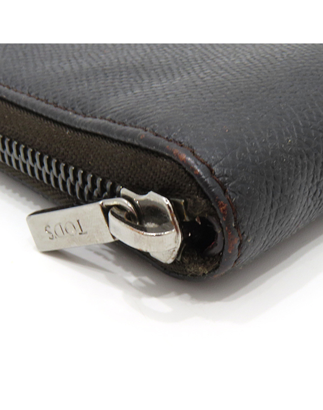 토즈 [중고명품] [고이비토 중고명품] 토즈 다크그레이 장지갑 착용컷