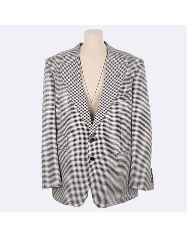 [중고]스미스마켓 톰포드 11SL40 하운드체크 쉘튼 울 혼방 남성용 자켓 - 115 K0475TF