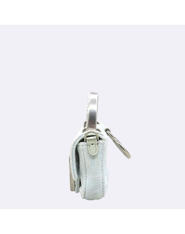 펜디 [중고명품] [중고]고이비토 펜디 7AS136 마크제이콥스 콜라보 나노 바게트 데님 크로스백 K4768FD 착용컷