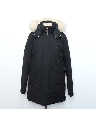 [중고]스미스마켓 무스너클 19FMK8679MPK 블랙 컬러 STIRLING PARKA(스틸링 파카) 퍼 남성용 롱 패딩 - L사이즈 K0370MSN
