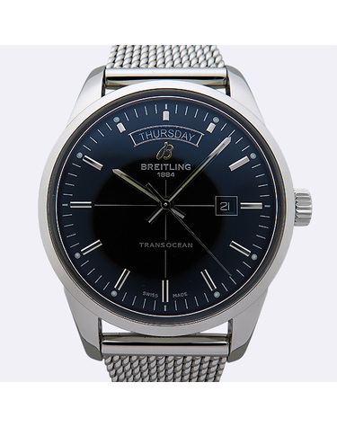 [중고]고이비토 브라이틀링 A45310 TRANSOCEAN (트랜스오션) 데이 데이트 오토매틱 스틸 남성용 시계 K0381BRT