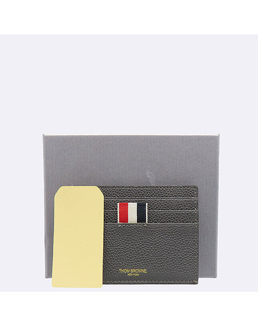 [중고]고이비토 톰브라운 MAW031L 그레이 컬러 삼선 탭 카드지갑 K0967THOM