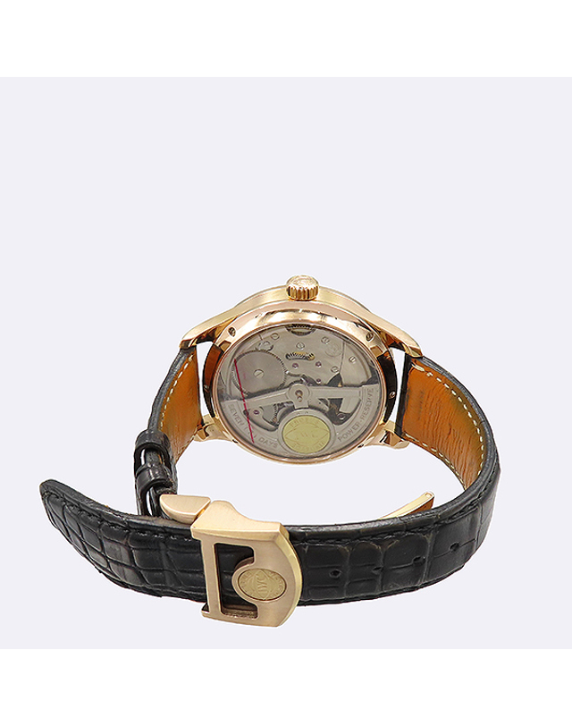 아이더블유씨 [중고명품] [중고]고이비토 IWC IW504402 Portuguese(포르투기저) 한정판 18K 금통 투르비옹 미스테르 레트로그레이드 오토매틱 가죽밴드 남성용 시계 K0236IWC 착용컷