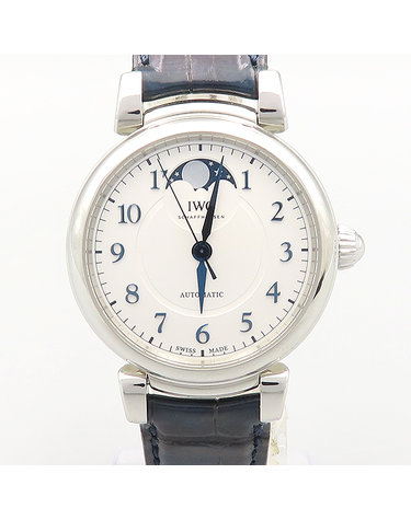 [중고]고이비토 IWC IWC(아이더블유씨) IW459306 DAVINCI 다 빈치 문페이즈 36MM 오토매틱 엘리게이터 스트랩 여성용 시계 K0161IWC
