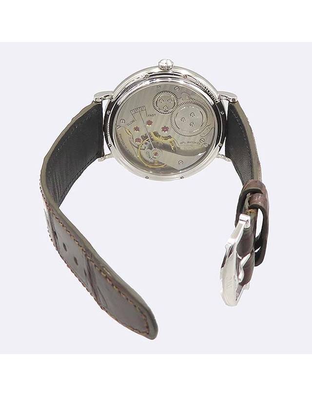 아이더블유씨 [중고명품] [중고]고이비토 IWC IWC IW544804 포르토피노 핸드운드 문페이즈 18K 화이트골드 금통 베젤 46MM 가죽밴드 남성용 시계 K0215IWC 착용컷