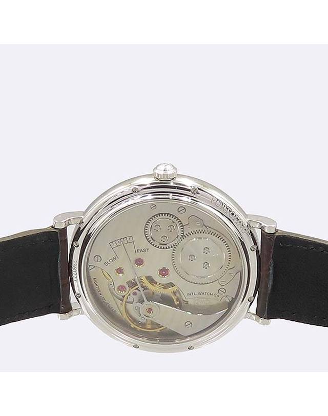 아이더블유씨 [중고명품] [중고]고이비토 IWC IWC IW544804 포르토피노 핸드운드 문페이즈 18K 화이트골드 금통 베젤 46MM 가죽밴드 남성용 시계 K0215IWC 착용컷
