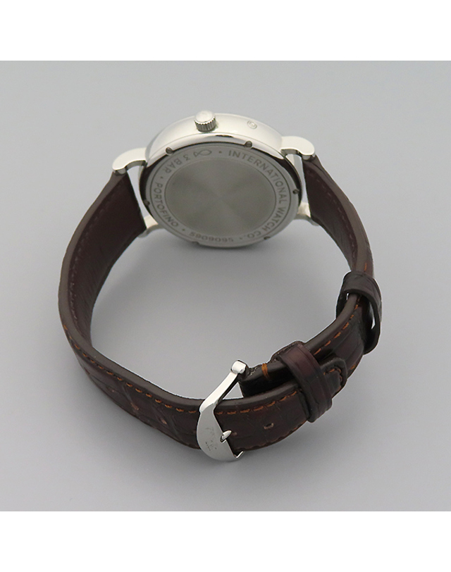 아이더블유씨 [중고명품] [중고]고이비토 IWC IWC(아이더블유씨) IW459401 PORTOFINO 포르토피노 오토매틱 문페이즈 엘리게이터 레더 스트랩 남성용 시계 K0159IWC 착용컷