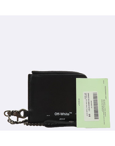 [중고]고이비토 오프화이트 OMNC013E198530191001 블랙 컬러 레더 체인 월릿 K0135OFF
