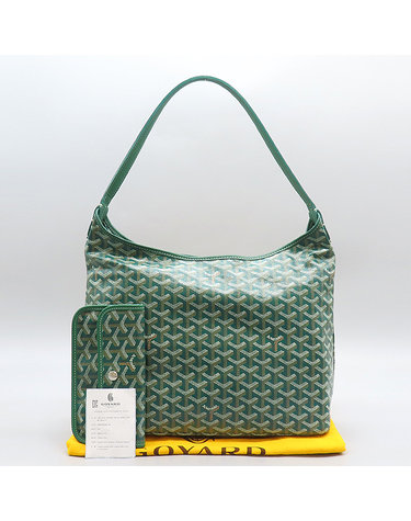 [중고]고이비토 고야드 그린 고야딘 캔버스 BOHEME HOBO 보헴 호보 PM 숄더백 + 보조파우치 K1194GOY