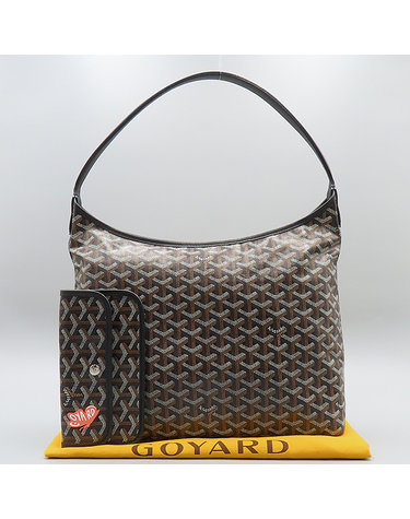 [중고]고이비토 고야드 블랙 고야딘 캔버스 BOHEME HOBO 보헴 호보 PM 숄더백 + 보조파우치 HN0850GOY