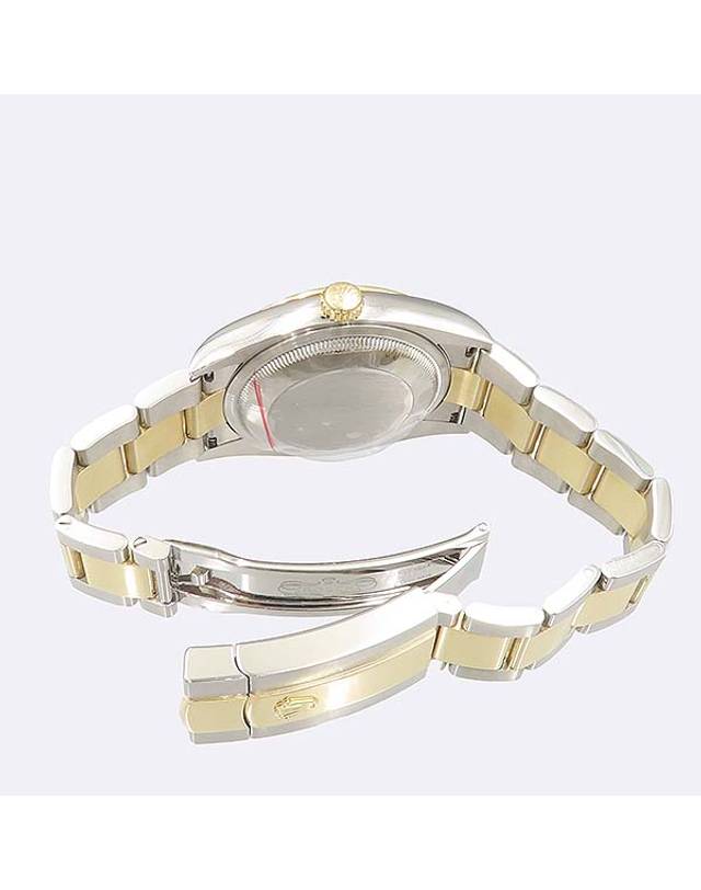롤렉스 [중고명품] [중고]고이비토 로렉스 126203 DATEJUST 데이트저스트 36 오이스터 18K 콤비 돔 베젤 브레이슬릿 실버 다이얼 로마 인덱스 다이아[6시/9시] 남성용시계 K1517RX 착용컷