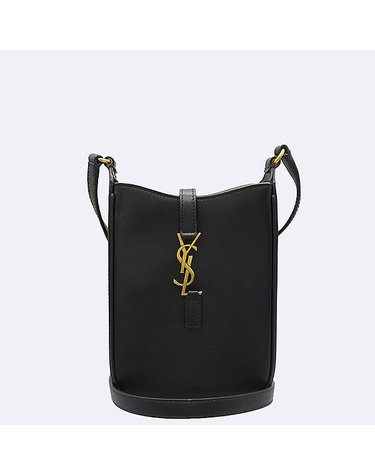 [중고]고이비토 생로랑 735214 블랙 레더 모노그램 금장 폰 크로스백 K5214YSL