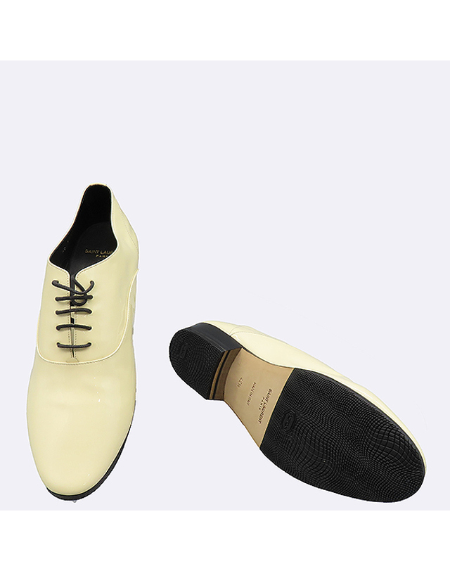 생 로랑 [중고명품] [중고]스미스마켓 생로랑 605005 베이지 컬러 남성용 구두 K5120YSL 착용컷