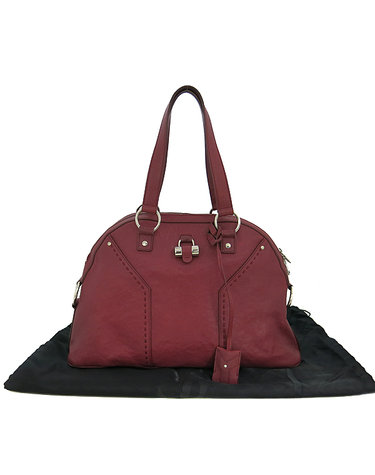 [중고]고이비토 생로랑 YSL(입생로랑) 156464 뮤즈 레드 컬러 레더 L 사이즈 토트백 K0771YSL