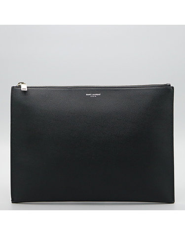 [중고]고이비토 생로랑 YSL(입생로랑) 397294 캐비어스킨 블랙 컬러 그 랑드 뿌드르 클래식 태블릿 슬리브 미니 클러치 K1629YSL