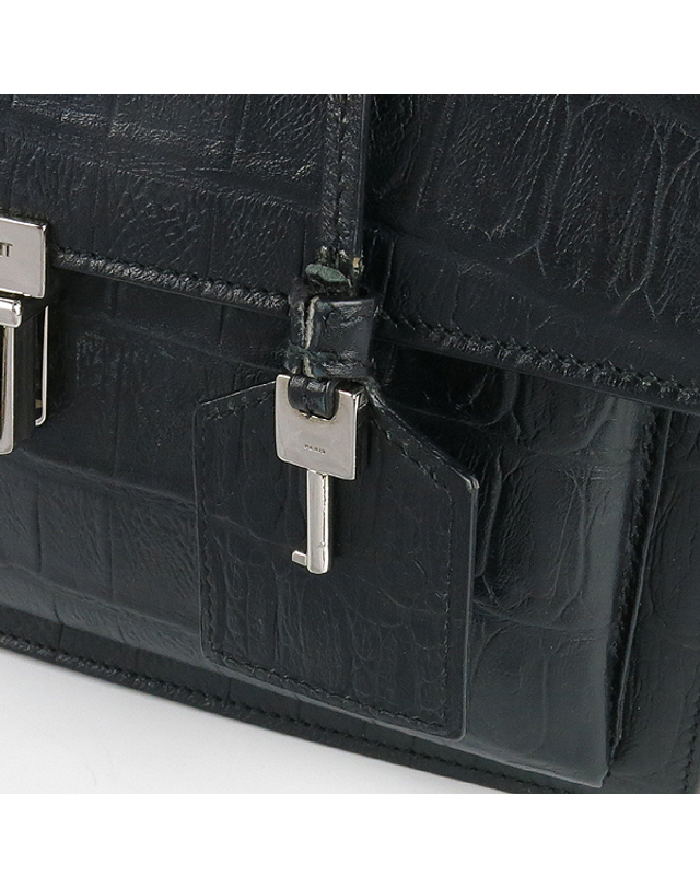 생 로랑 [중고명품] [중고]고이비토 생로랑 YSL(입생로랑) 392264 블랙 레더 은장 버클 하이스쿨 토트백 + 숄더스트랩 K1772YSL 착용컷