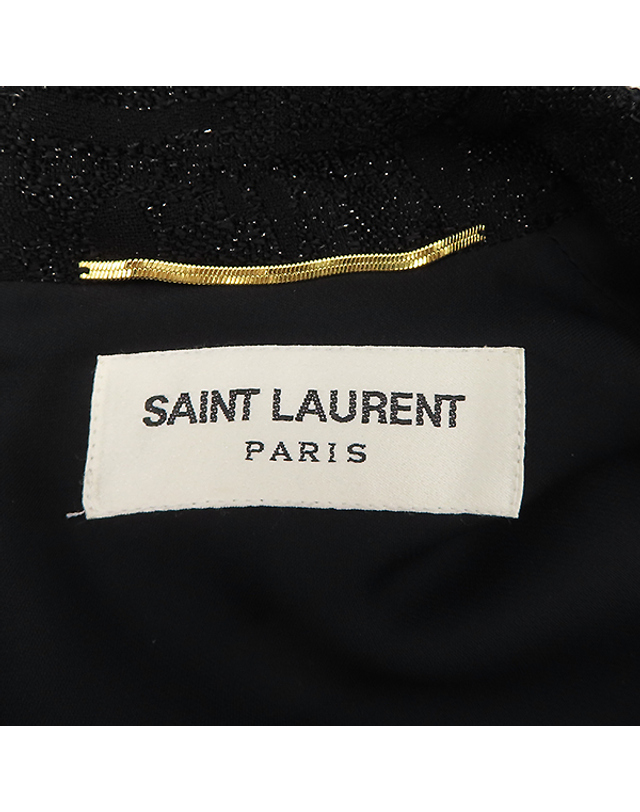 생 로랑 [중고명품] [중고]스미스마켓 생로랑 533036 블랙 레이온 혼방 원피스 - 36 K4828YSL 착용컷
