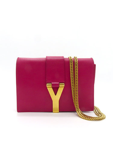 [중고]고이비토 생로랑 YSL(입생로랑) 311215 Y로고 SOFT CALF 금장 체인 미니 클러치 겸 크로스백 K2986YSL