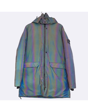[중고]스미스마켓 스톤 아일랜드 쉐도우 프로젝트(Stone Island Shadow Project) 스카라베오 리플렉티브 다운 파카 - M 사이즈 K0381STI