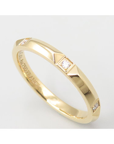 [중고]고이비토 티파니 18K 로즈 골드 True 트루 6P 다이아 2.5MM 밴드 링 반지 K4238TI